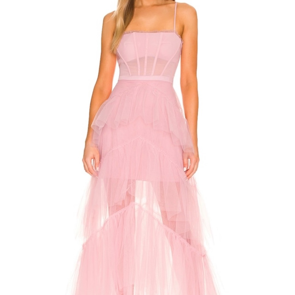 BCBG Tulle Corset Dress